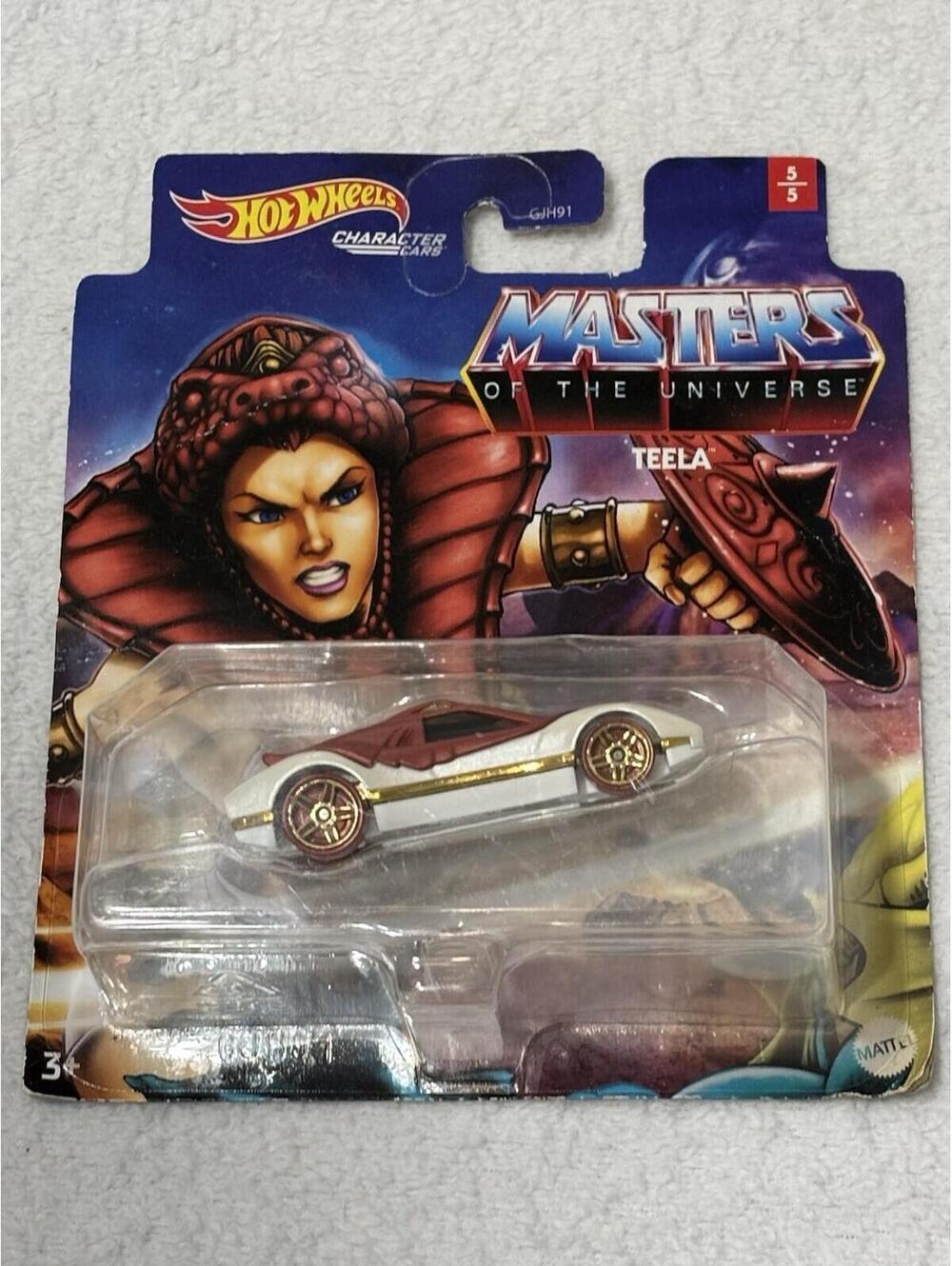 Hot Wheels Masters of The Universe TEELA Character Car